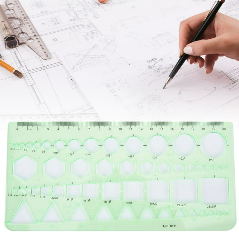 Drawing Round Ruler, Architecture Ruler, Architecture Drawing Ruler, For  Art Design Architecture 