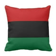 thumbnail image 1 of RYLABLUE Red Flag Pan African Black Rbg Pillowcase Cushion Cover 16x16 inches, 1 of 1