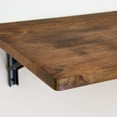 thumbnail image 3 of Foldaway Wall Mounted Table, Butcher Block Wood Murphy Desk Table, Laundry Room, Office, 3 of 6