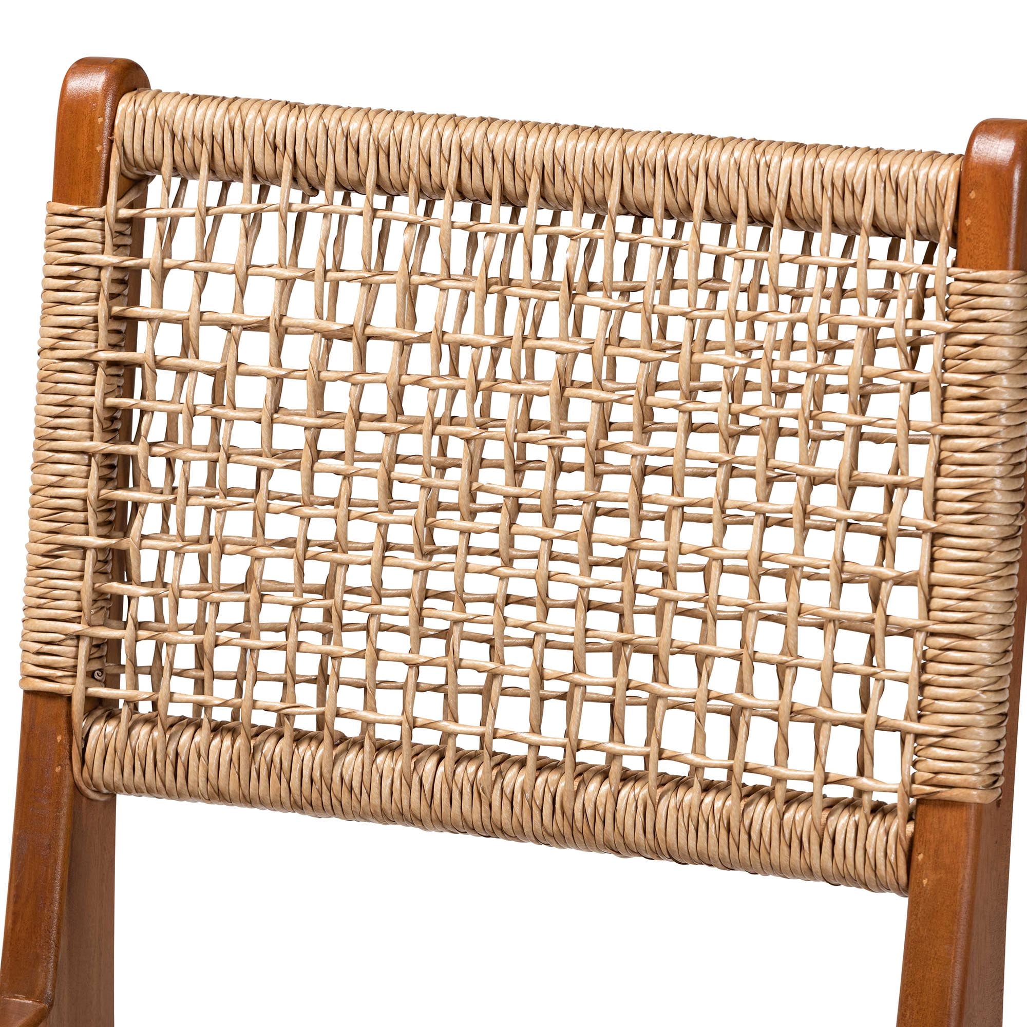 bali & pari Ariba Boho Dining Chair, Caramel Brown