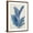 Brown Frame, variant on Art.com Blue Palm Leaves I Art Print by Aria K, White Frame Wall Art, 17" x 21"