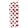 thumbnail image 7 of Simua Women's Valentine's Day Heart Print Flannel Plush Wide Leg Pants - Elastic Waist Side Pocket Casual Trousers S-XXL Festive Lounge & Daily Pants, 7 of 7