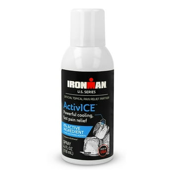 Medline Ironman ActivICE Cooling Spray, Topical Pain  for , Joint & Muscle Pain, 4 oz