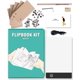 thumbnail image 1 of Neeho Flipbook Kit con panel de luz para dibujar y calcar con 300 hojas de papel Flipbook preperforado de primera calidad Caja de luz LED para hacer flipbooks de animación con tornillos de encuadernac, 1 of 7