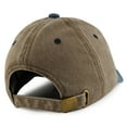 thumbnail image 2 of Trendy Apparel Shop World's Best Dad Embroidered Pigment Dyed Unstructured Cap - Royal, 2 of 2