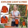 thumbnail image 3 of Clossjun Men Women Crossbody Bags Water Bottle Holder With Strap Adjustable Belt Fashion Bags For Water Bottles Outdoor Hiking Work Out Back To School Vermilion, 3 of 3