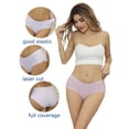 thumbnail image 3 of GaaiKei Women's Seamless Bikini Underwear No Show Briefs Panties 6 Pack, Multicolor, Size 5, 3 of 7