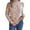Pink, variant on Women's Cold Shoulder Turtleneck Sweaters, Long Sleeve Soft Cable Knit Pullovers, Fall Winter Sexy Jumper Tops