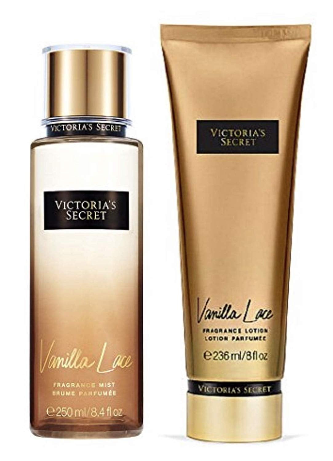 Victoria's Secret Fragrance Vanilla Lace Body Lotion & Body Mist Set 