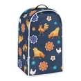 thumbnail image 2 of HELLHERO Rooster Hens Flowers Food Processor Cover Elastic Kitchen Use AntiSlip Oil Proof Protective Case with Dustproof, 2 of 5