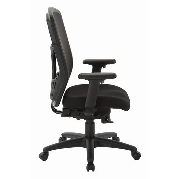 Office Star ProGrid High Back Adjustable Office Chair in Black