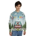 thumbnail image 4 of Happy Easter Abyssinian American Flag Truck Bunny Ears All Over Print 3D Baseball Jacket Cat Lover Kitten Owner Gifts Bomber Jacket Softball - 03001, 4 of 6