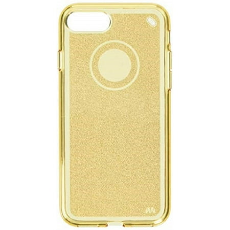 Asmyna Sheer Glitter Candy Case For iPhone SE(2020)/8/7 - Gold