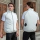 thumbnail image 4 of Ropa de aire acondicionado para hombre, chaleco de refrigeración con ventilador, carga USB, abrigo de Color sólido para exteriores, talla grande, verano, 2022, 4 of 5