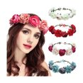 thumbnail image 1 of Guirnalda, diadema con cinta ajustable para mujer, niña, accesorios para el cabello - (blanco/rojo/azul/rosa rosa/rojo aguamarina), 1 of 5