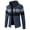 Blue, variant on Vedolay Men Coats for Winter 2023 Padded Puffer Jacket Coat with Hood Dark Gray,L