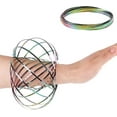 thumbnail image 2 of Stainless Steel Flow Ring Toy for Stress Relief and Kinetic Science Education, 2 of 5