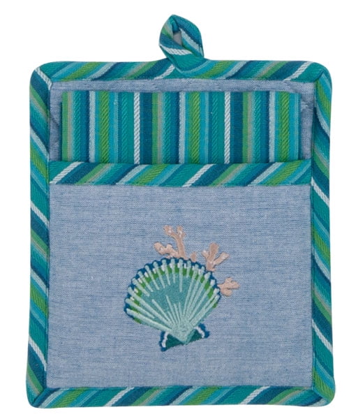 Kay Dee Designs R2923 Unwind Sea Turtle Embroidered Waffle Towel