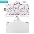 thumbnail image 3 of Toddler Hooded Beach Towel 24x50 Kids Bath Towels Soft Quick Dry for Swim Pool Boys Girls Cute Flamingo Flower Tree, 3 of 7