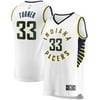 Myles Turner Indiana Pacers Fanatics Branded Fast Break Replica Player Jersey - White - Association Edition