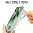 thumbnail image 3 of CoverON For Samsung Galaxy S24 FE Phone Case, Flexible Slim Lightweight TPU Minimal Cover, Clear, 3 of 8