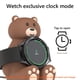 thumbnail image 3 of Soporte Cargador Inalámbrico Oso Silicona para Galaxy Watch4/4 Classic (marrón), 3 of 6