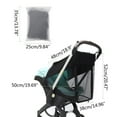 thumbnail image 5 of ZPAQI Pram Canopy Baby Stroller Sun Tent SunShade Cover Mosquito-Net for Carseat, 5 of 10