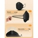 thumbnail image 4 of Mascarillas faciales KN95 FOXFUN, paquete de 50, negro, desechable, con filtro del 95%, 4 of 7