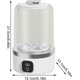 thumbnail image 5 of Portable Washing Machine Small Laundry Device Rechargeable 3000mAh White For Hotels Travel Dorms Camping, 5 of 5