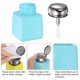 thumbnail image 5 of 3pcs Dispensadores de Alcohol Solvente 100ml (3.4oz) con Bomba de Dispensación de Líquido y Tapa de Acero Inoxidable para Acetona, Azul, 5 of 6