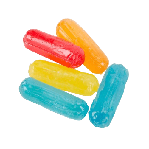 All City Candy Assorted Hard Candy Rods 2 lb. Bulk Bag