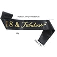thumbnail image 2 of Sonducket Fabulous Sash Shoulder Strap Crystal Hair Hoop Accesorios universales para fiestas de cumpleaños 18 años Regalo de ducha para Ropa, zapatos y accesorios Miscelánea 30, 2 of 6