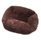 thumbnail image 5 of Cómoda cama para perros y gatos, felpa cálida, perrera, cachorro, hogar, marrón oscuro jinwen  Casa de la cama del gato, 5 of 8