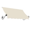 thumbnail image 1 of AWNTECH 6 ft. Charleston Scrolled Arm Style Door/Window Awning Fixed Outdoor Canopy 76.5 Inch W x 36 Inch H x 36 Inch Proj, Linen, 1 of 1