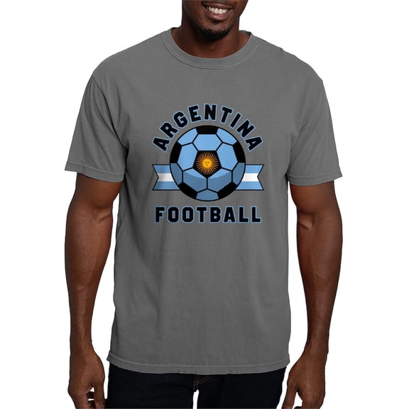 CafePress - Argentina Football T Shirt - Mens Comfort Colors Shirt