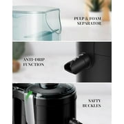 GDOR Kitchen Appliances Juicer Machine Dual Speeds Centrifugal Extractor, Titanium Enhanced Cut Disc, 2.5 FeedChute Juicer, Anti-Drip, Includes Cleaning Brush,Black