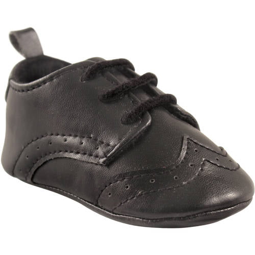 newborn black dress shoes