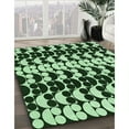 thumbnail image 3 of Ahgly Company Machine Washable Indoor Square Transitional Light Green Area Rugs, 8' Square, 3 of 7