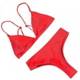 thumbnail image 2 of TopLLC Haut de Bikini Rehausseur pour Femme Haut de Maillot de Bain Dos Nu Rétro Haut de Maillot Rembourré Tankini pour Femme Maillot de Bain, 2 of 4
