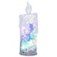 thumbnail image 2 of Luz nocturna LED rosa con efecto de llama parpadeante | Vela electrónica sin llama para decorar el dormitorio | Decoración romántica en forma de corazón para niñas, 2 of 3