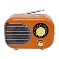 thumbnail image 1 of Lecteur de Musique Multifonctionnel aux Carte TF Mini Radio FM Haut-Parleur Cadeau Portable Rétro USB Rechargeable DC 5V, Recherche de Canal Précise, 1 of 2