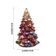 thumbnail image 3 of Christmas Tree Miniature Holiday Figurine, Christmas Tree Tabletop Decorations, Resin Christmas Tree, Home Mini Decoration, Christmas Tabletop Ornaments for Home Office Christmas Decorations, 3 of 6