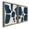 thumbnail image 2 of Blue Pieces I - Premium Framed Canvas 2 Piece Set - Ready to Hang, 2 of 7