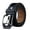 Black, variant on Imitation leather Wide Waist Belts for Men Metal Pin Buckle Belt Fashion Versatile Elastic Cinch Belt Black One Size