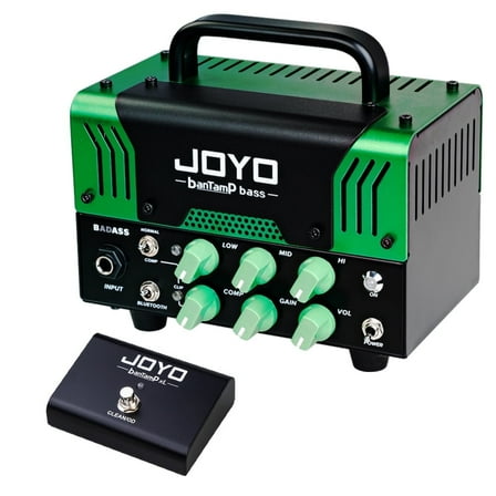 Joyo BADASS 50W Bass Amp Hybrid Tube Amplifier with Headphone, Compressor EQ Band