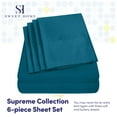 thumbnail image 2 of Juego de sábanas Sweet Home Collection 1500 Supreme de microfibra, 2 of 6