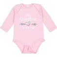 thumbnail image 3 of Inktastic My Grandma Loves Me Heart Grandchild Boys or Girls Long Sleeve Baby Bodysuit, 3 of 5
