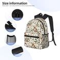 thumbnail image 5 of Lsque Mushroom Garnish Classic Casual Backpack - Large Capacity Water-Resistant Backpack for School, Work, Travel, and Outdoor Activities, 5 of 8