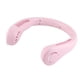 thumbnail image 3 of Ventilador de cuello USB, 3 niveles, bajo nivel de ruido, recargable, sin aspas, batería de larga duración, ventilador de cuello portátil para ir de compras, viajar al aire libre, rosa, 3 of 14