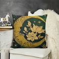 thumbnail image 2 of YINGXI  Throw Pillow Covers Geometric Velvet Pillow Cases Moon Star Decorative Cushion Cases for Sofa Living Room 24x24in, 2 of 5